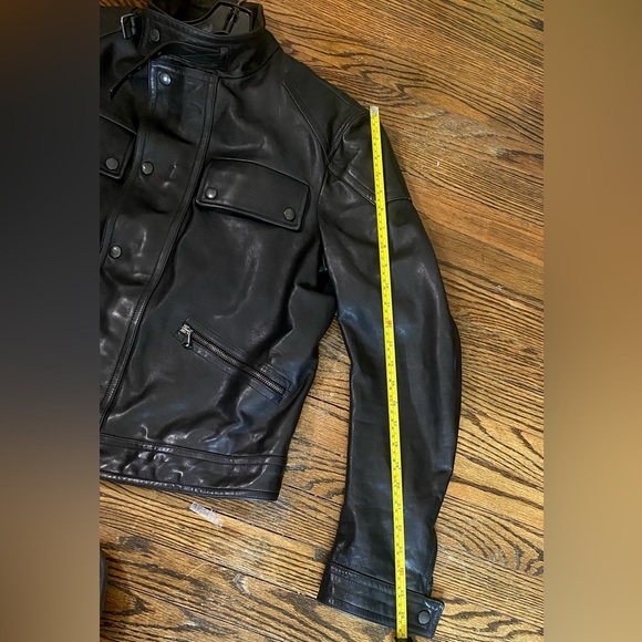 July 4 Bloomingdale’s Men’s Size50 XL 100% Lambskin Premium Genuine BlackLeather - Picture 4 of 16